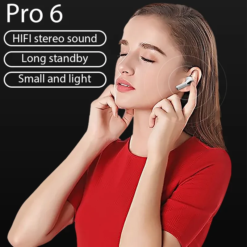 TWS Pro6 Wireless Bluetooth Headset